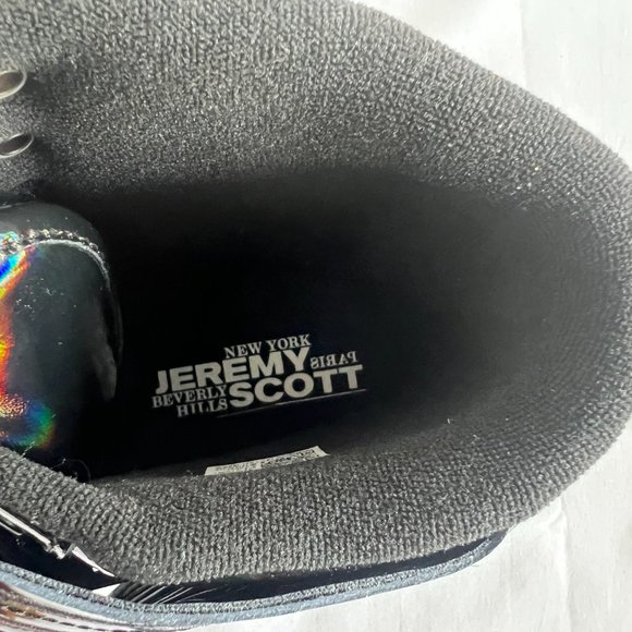 SOLD! Adidas Originals ObyO Jeremy Scott Wings 4 Core Black Cloud White Sneakers - Picture 11 of 13